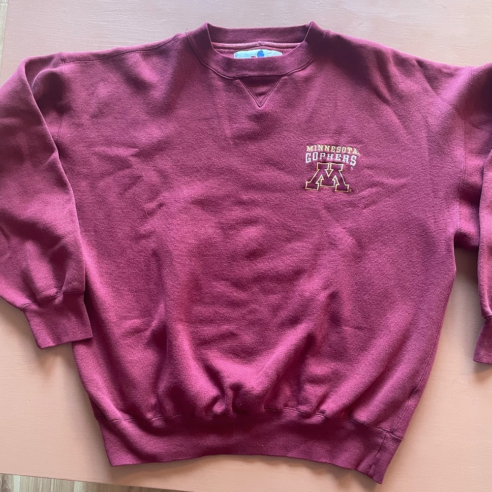 Minnesota Golden Gophers Crewneck Sweatshirt Size XL